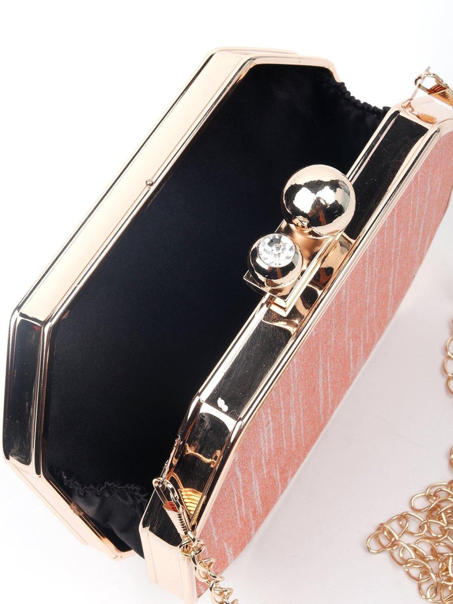 Odette Pink Embellished Sling Handbag