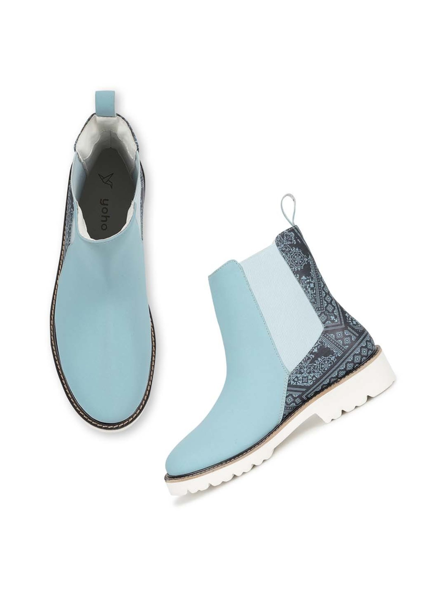 Yoho Women's Blue Chelsea Boots