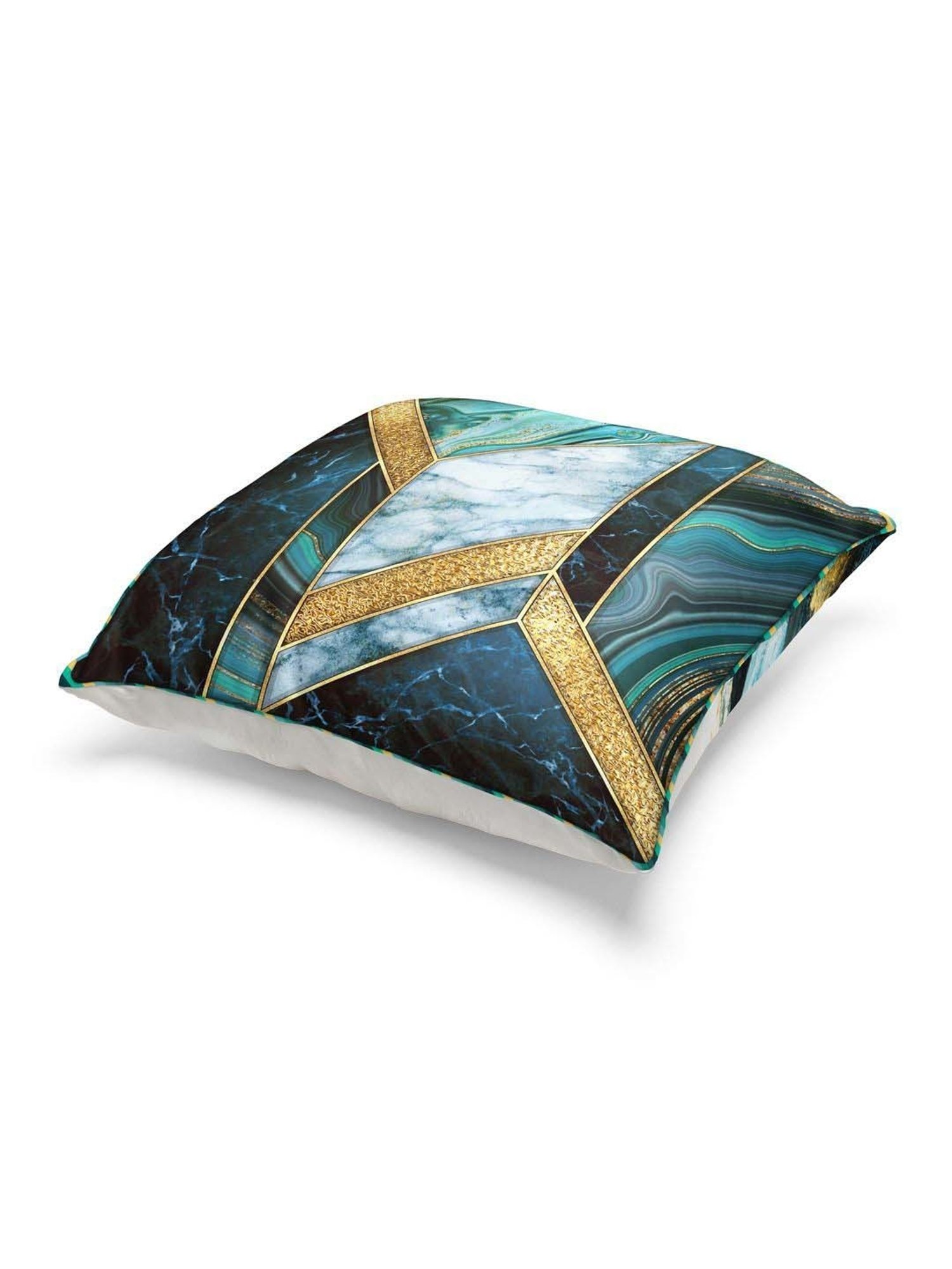Bianca Suzane Teal Green Microfibre Cushion Cover - Set of 3