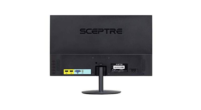 Sceptre 24" 75Hz Full HD 1080P LED Monitor HDMI VGA Build In Speakers, Brushed Black 2019 (E248W-19203RS)