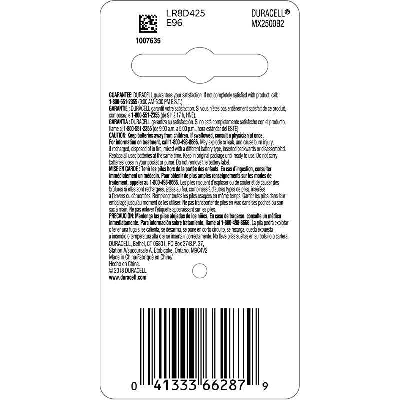 AAAA 15V Specialty Alkaline Battery longlasting battery 2 Count Pack of 1