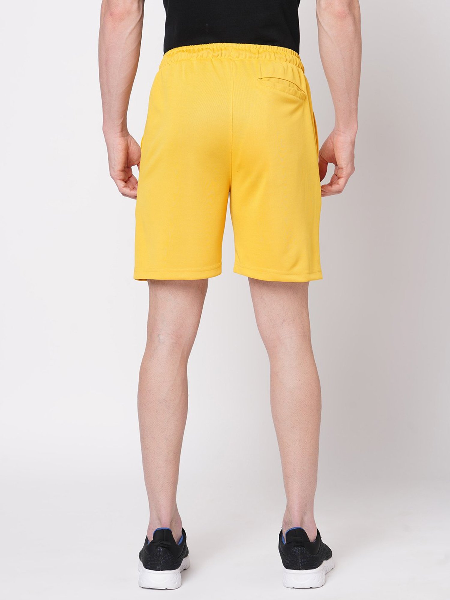 Fitz Yellow Slim Fit Shorts