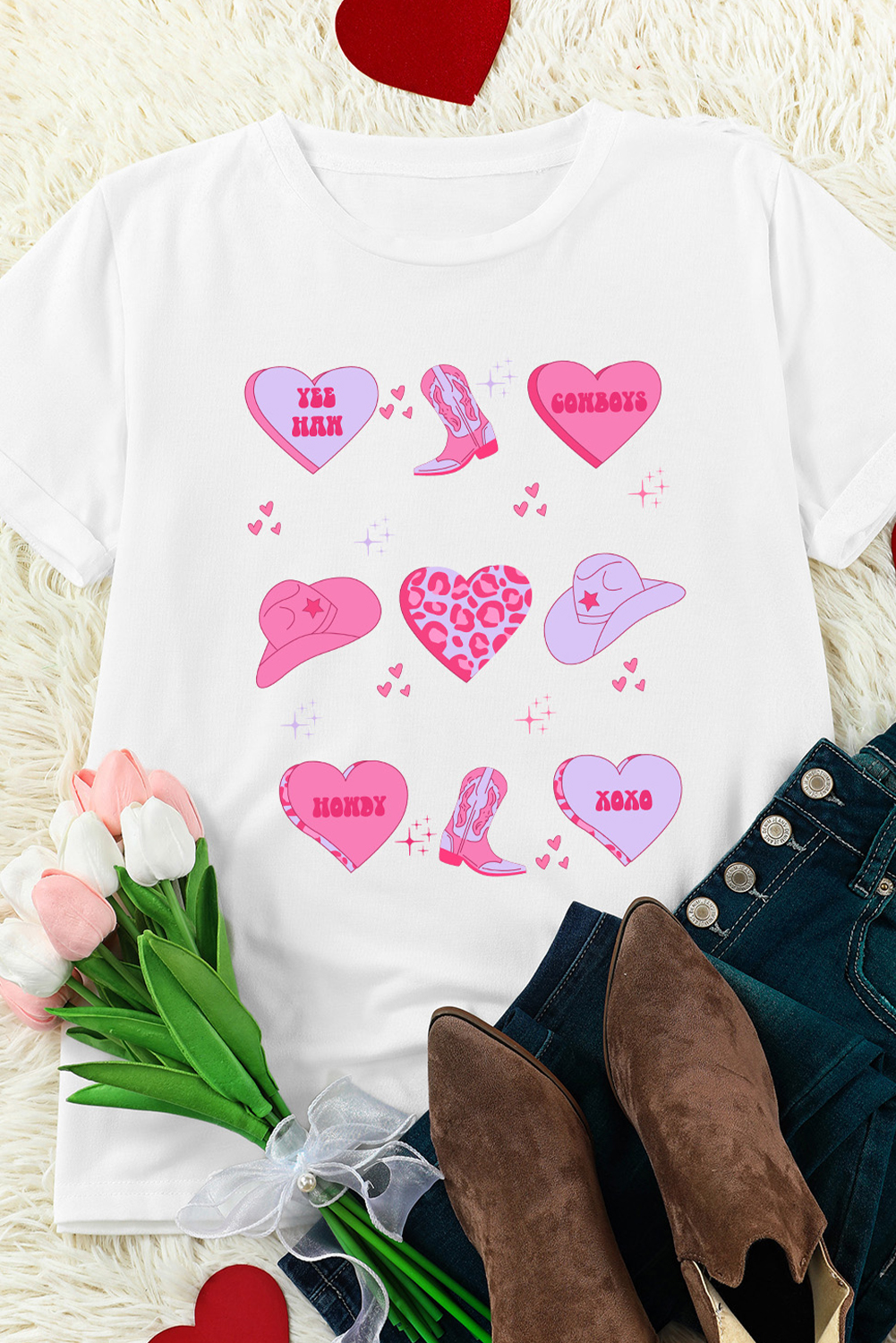 Khaki Amen Leopard Print Casual Graphic T Shirt