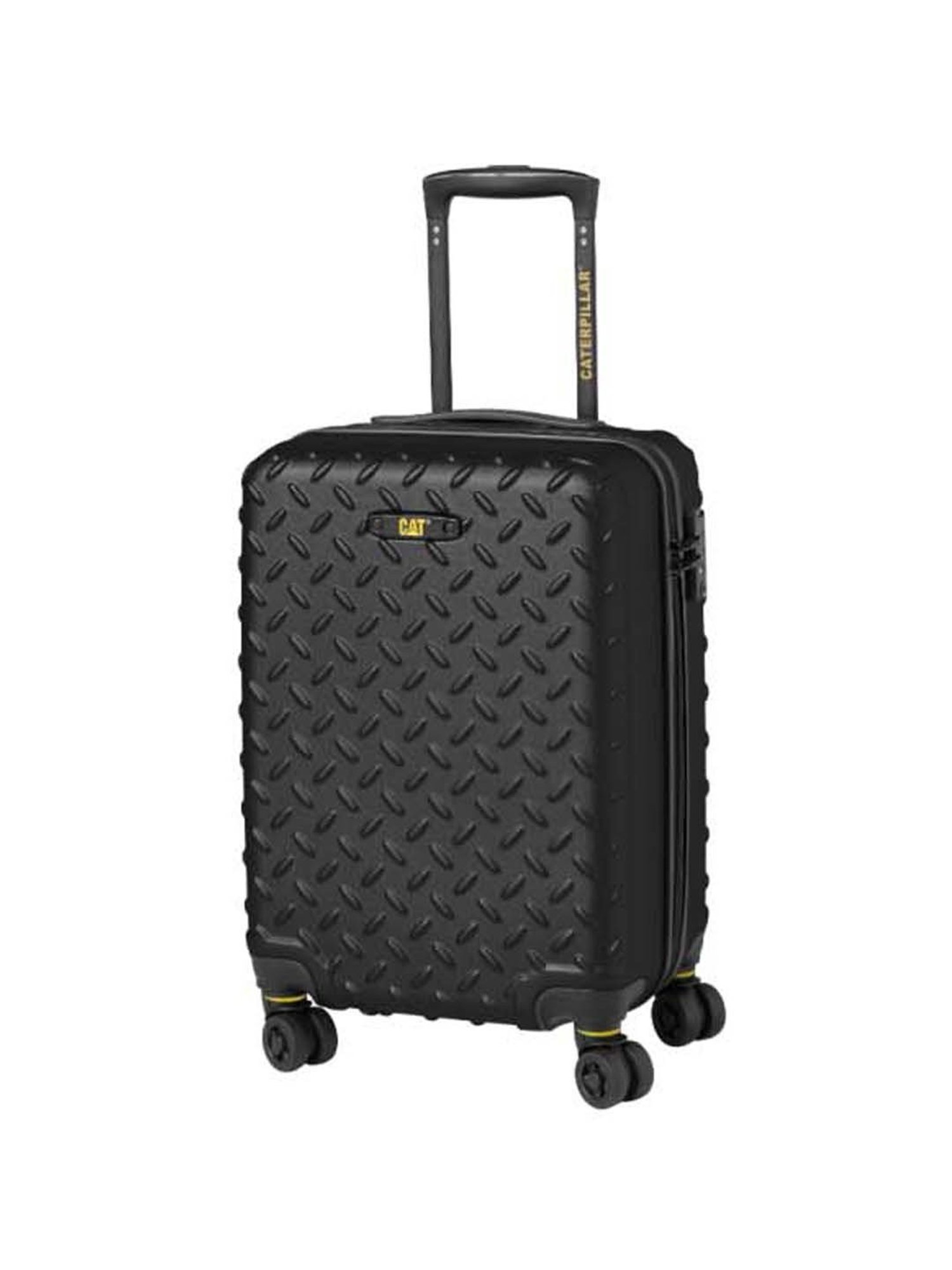 CAT Industrial Plate Black Small Hard Cabin Trolley - 20 Inch