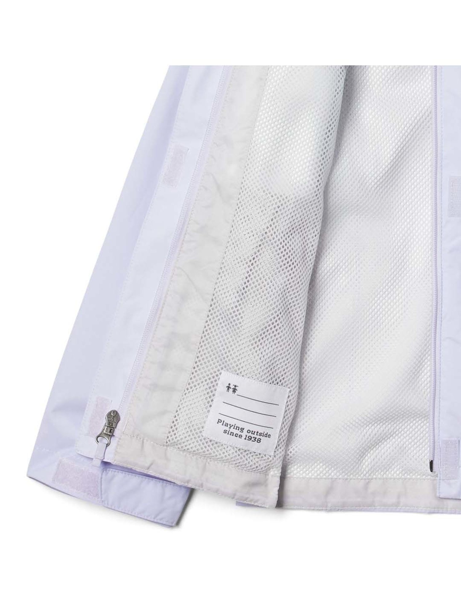 Columbia Kids Arcadia Lilac Regular Fit Full Sleeves Rain Jacket