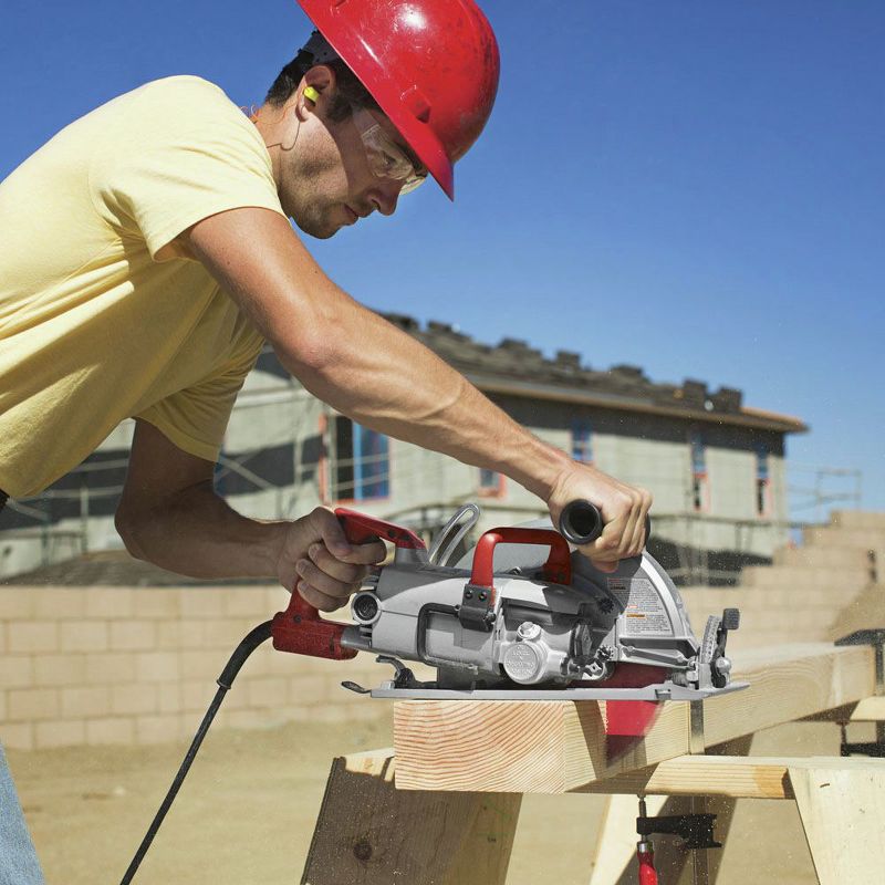 SKILSAW SPT70WM-72 Sawsquatch 15 Amp 10-1/4 in. Magnesium Worm Drive Circular Saw with Twist Lock