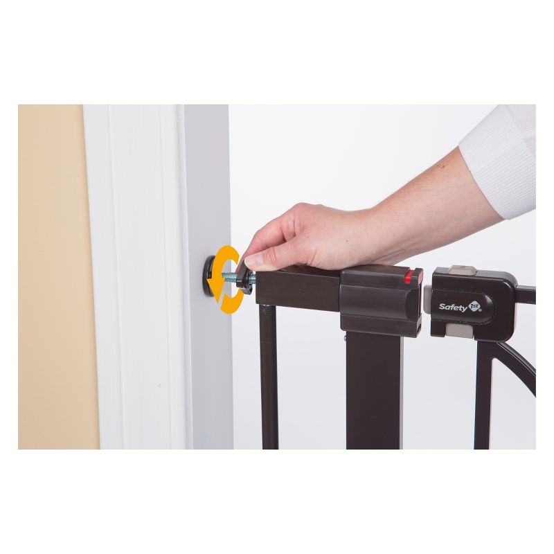 Safety 1st Easy Install Tall & Wide Walk Through Baby Gate 29"-47", Décor