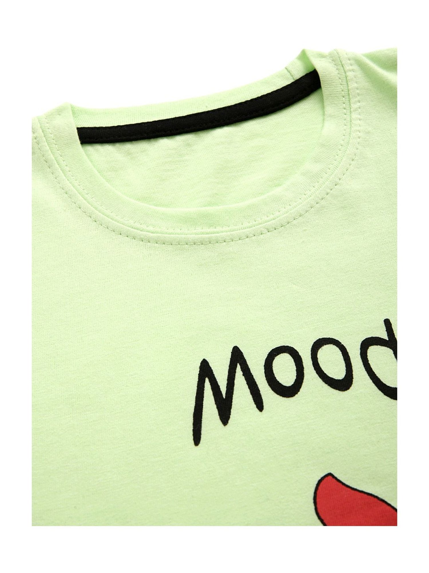 Kids Craft Mint Green Cotton Printed T-Shirt & Shorts