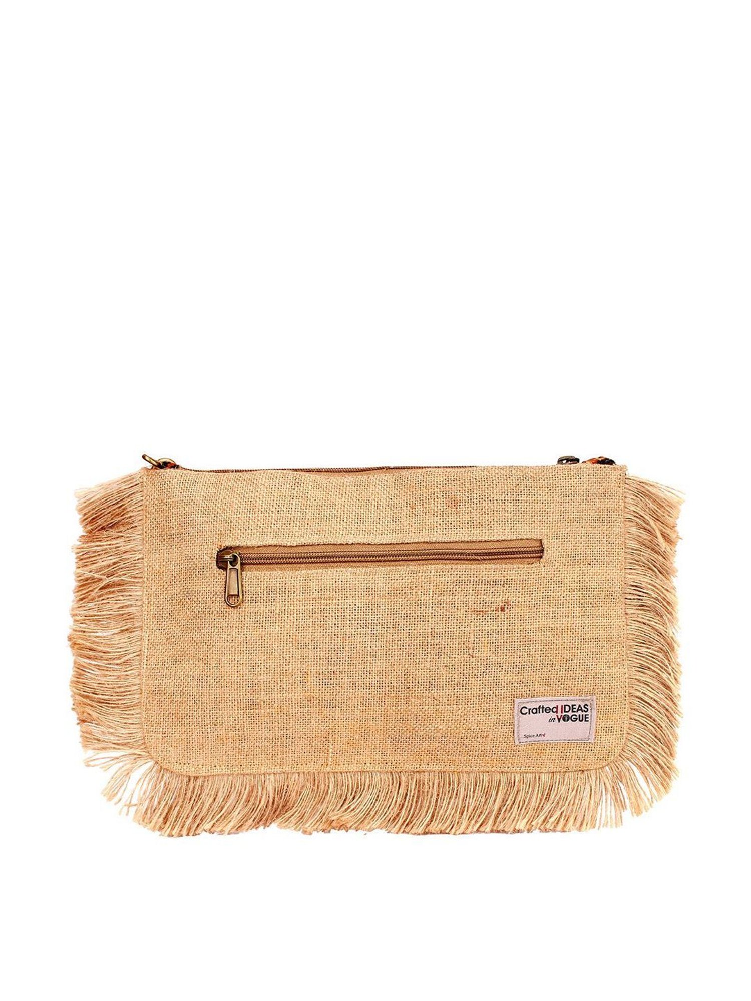 Spice Art Beige Clutch