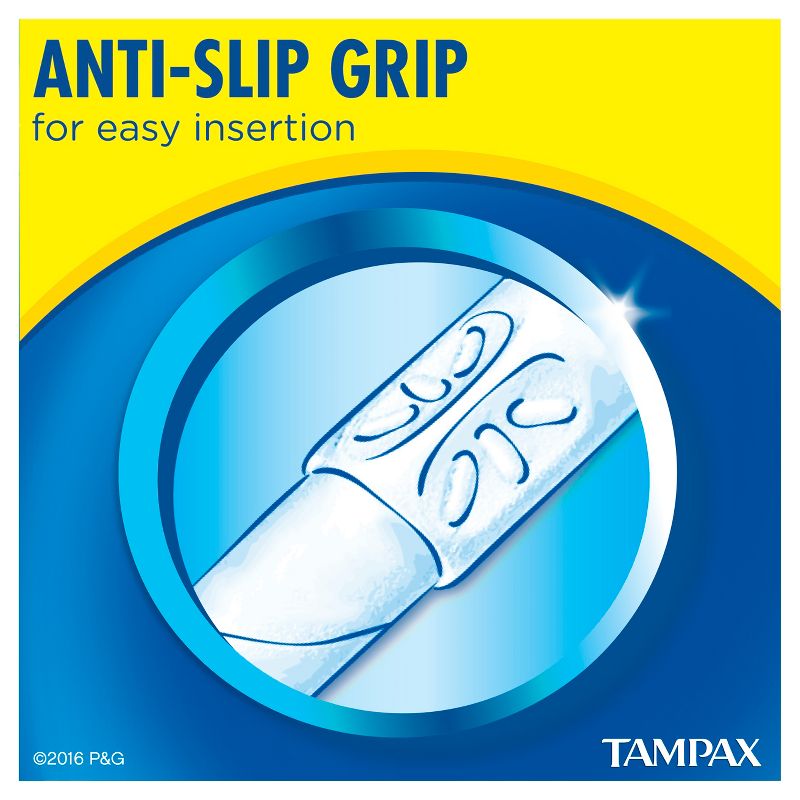 Tampax Cardboard Applicator Tampons - Light/Regular/Super Absorbency - Triple Pack - Unscented - 54ct
