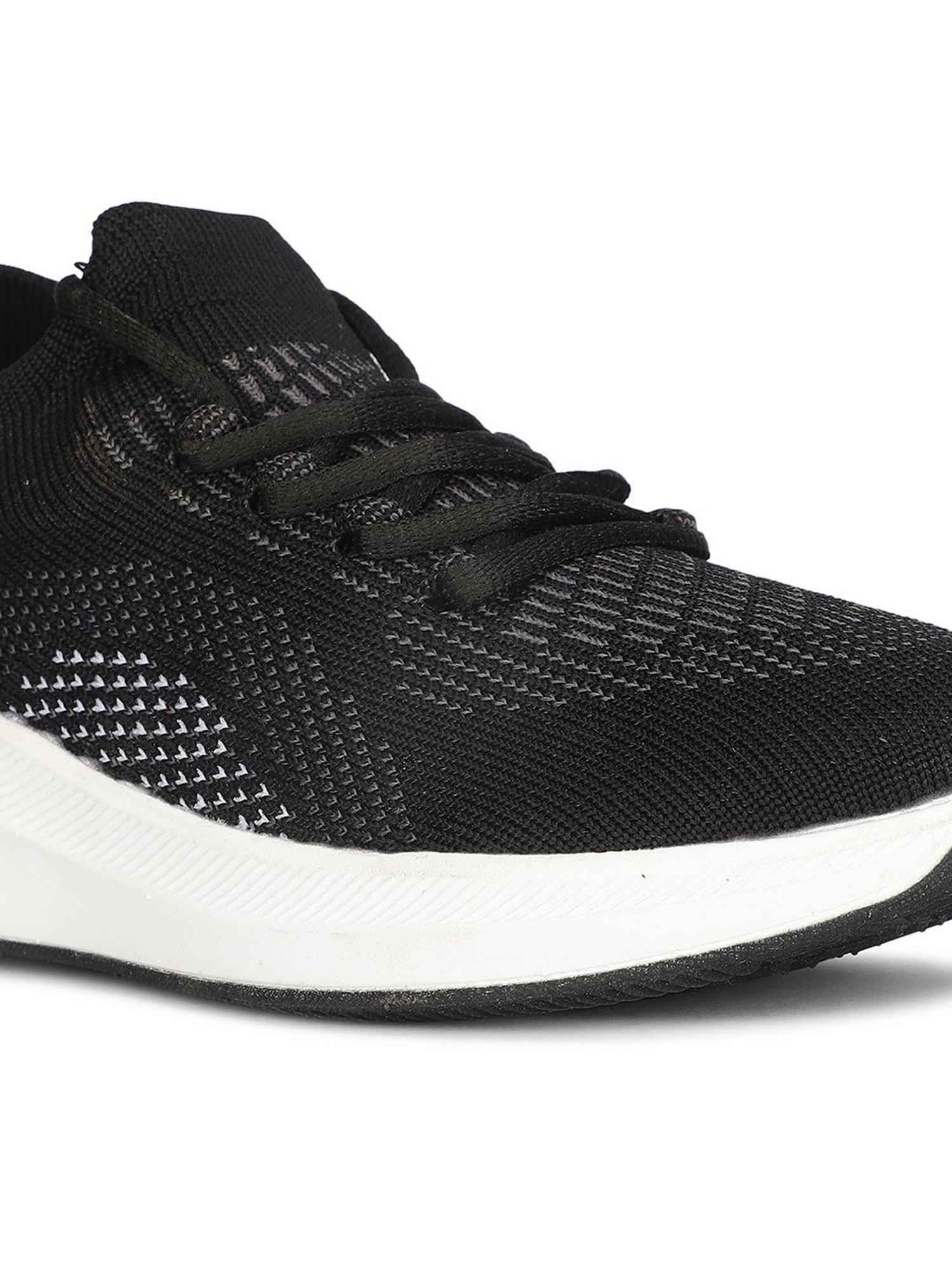 North Star by Bata Women's BENNE Black Running Shoes