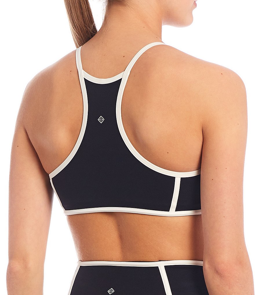 Antonio Melani Active Reaction Light/Medium Impact Contrast Trim Sports Bra
