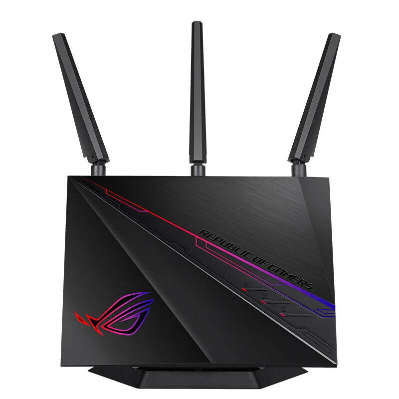 ASUS ROG AC2900 WiFi Gaming Router Triple Level Game Acceleration MU-MIMO 2900Mbps Dual Band AURU Lighting - US Plug