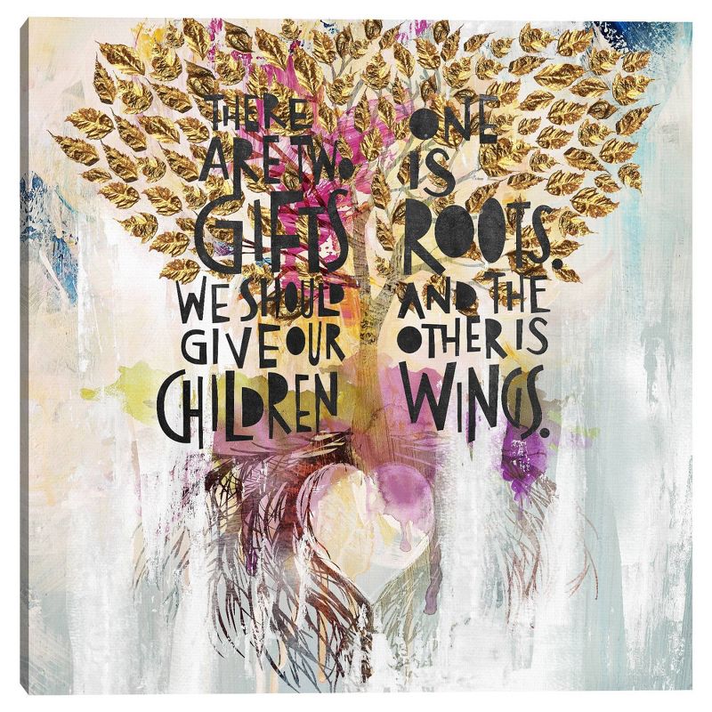 30" x 30" Tree of Life by Nikki Chu Canvas Art Print - Masterpiece Art Gallery