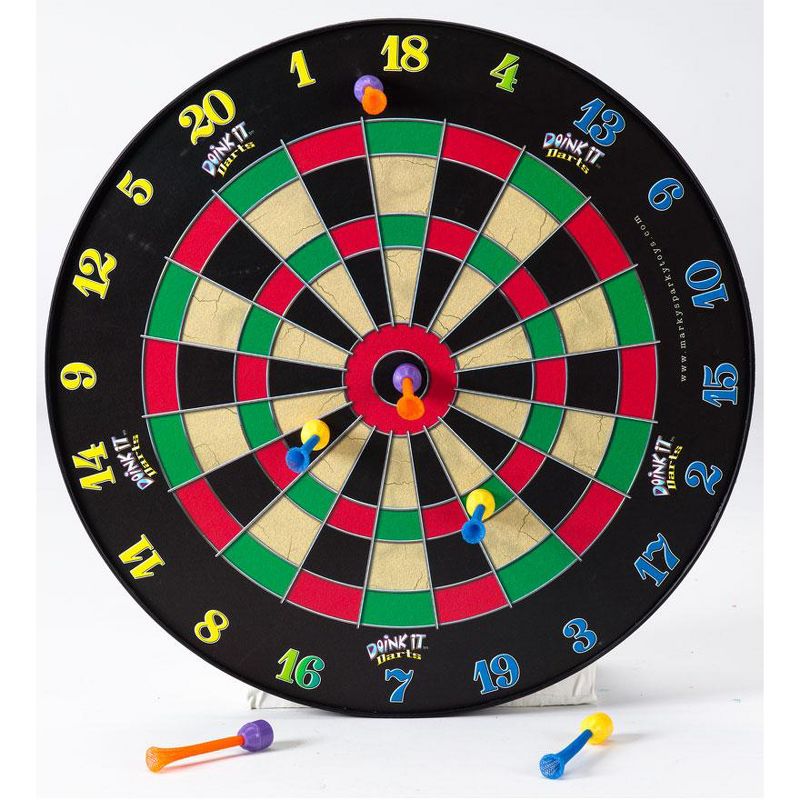 HearthSong - Doinkit Indoor-Safe Magnetic Dartboard & Darts Set