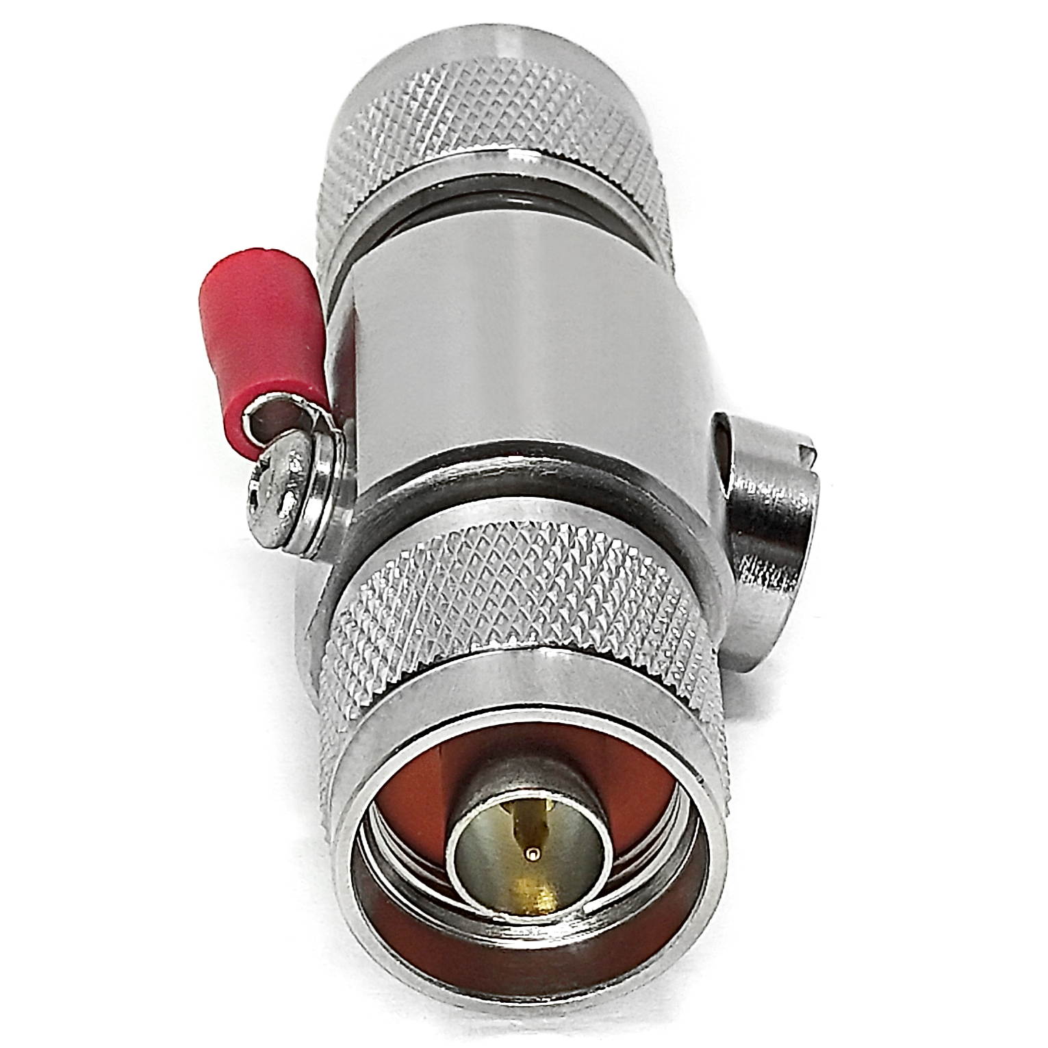 N-Male to N-Male Adapter Width Surge Protector 0-6GHz WiFi Antenna Coaxial Cable RF Converter -Wireless Network Connector -Lightning Protection Arrestor -Coax Suppressor -Tupavco TP1603