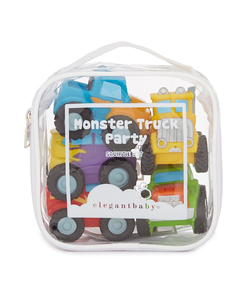 Elegant Baby Baby Boys Monster Truck Bathtub Squirties