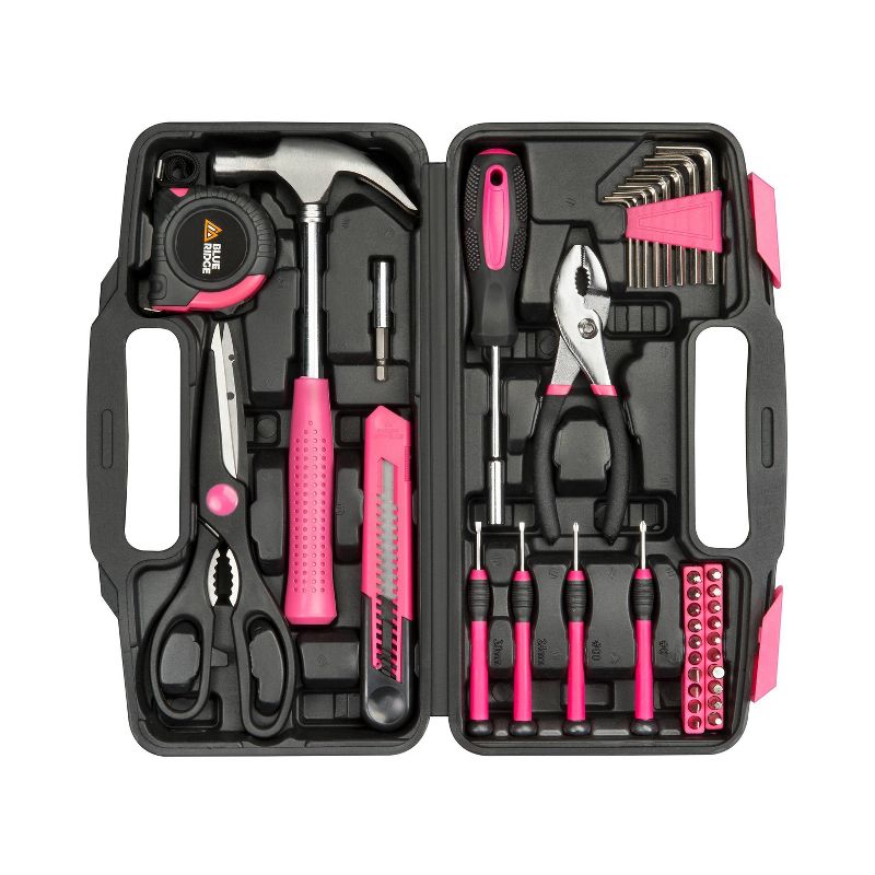 Blue Ridge Tools 40pc Household Tool Pink