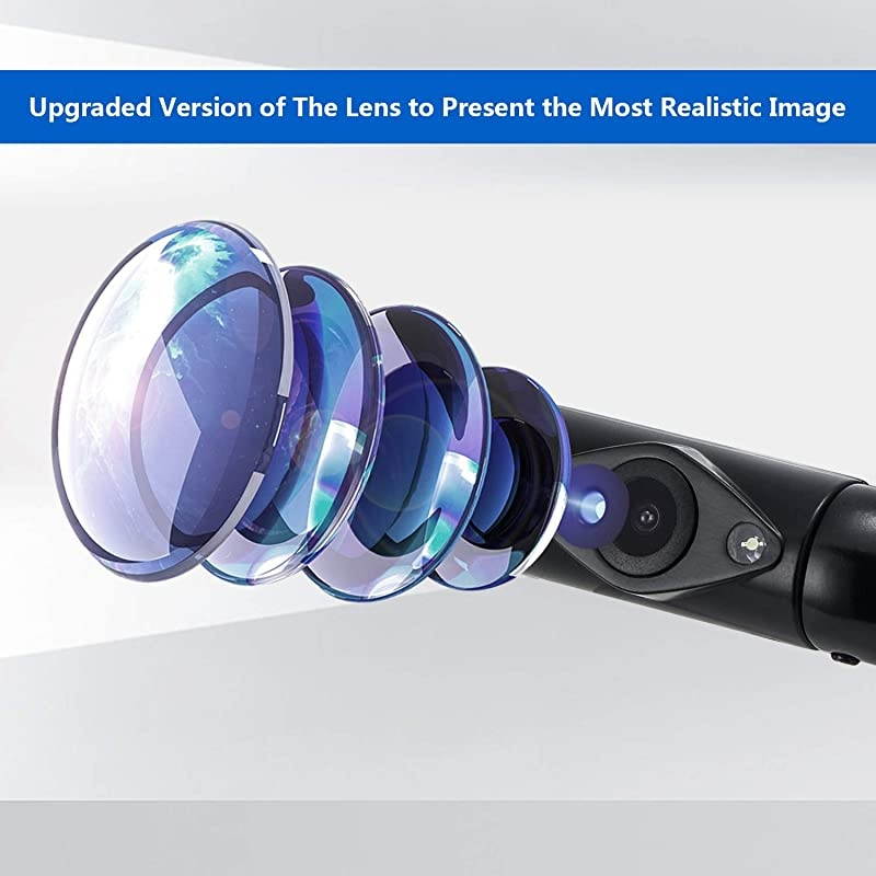 VC1 Car License Plate Backup Camera Rear View Camera Car Reversing Camera Wide Viewing Angle Night Vision RCA Adapter Wired Rear View Camera for Car Sedan SUV Pickup Truck Minivan