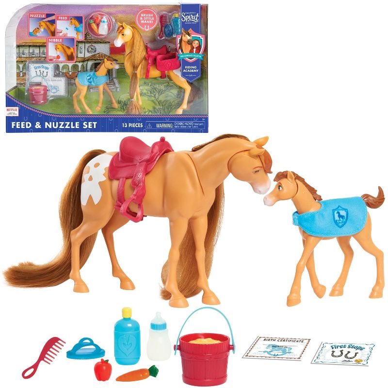 Spirit Riding Free Feed & Nuzzle Figure Set