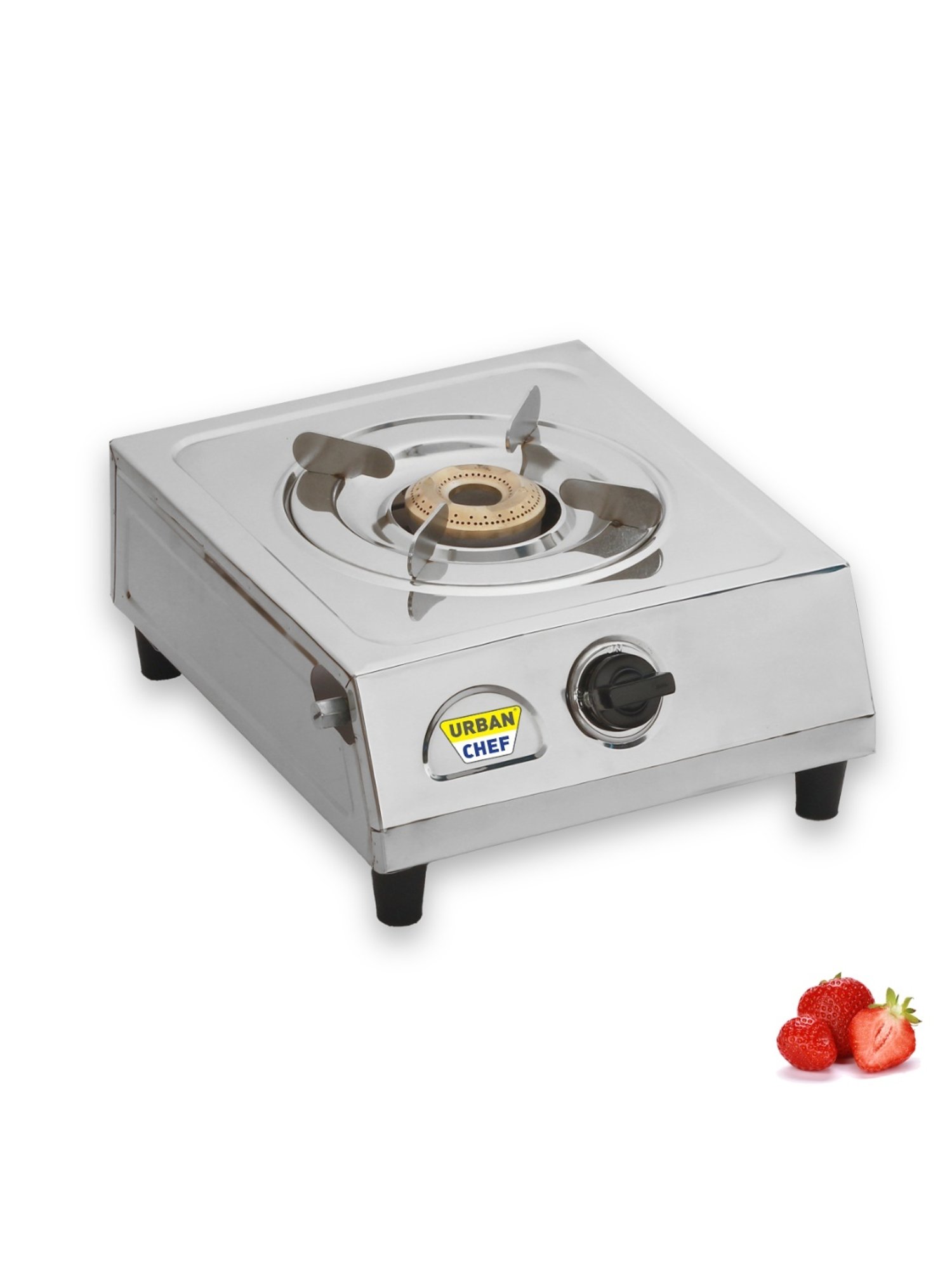 Urban Chef Gas Stove with Single Burner ( Silver )