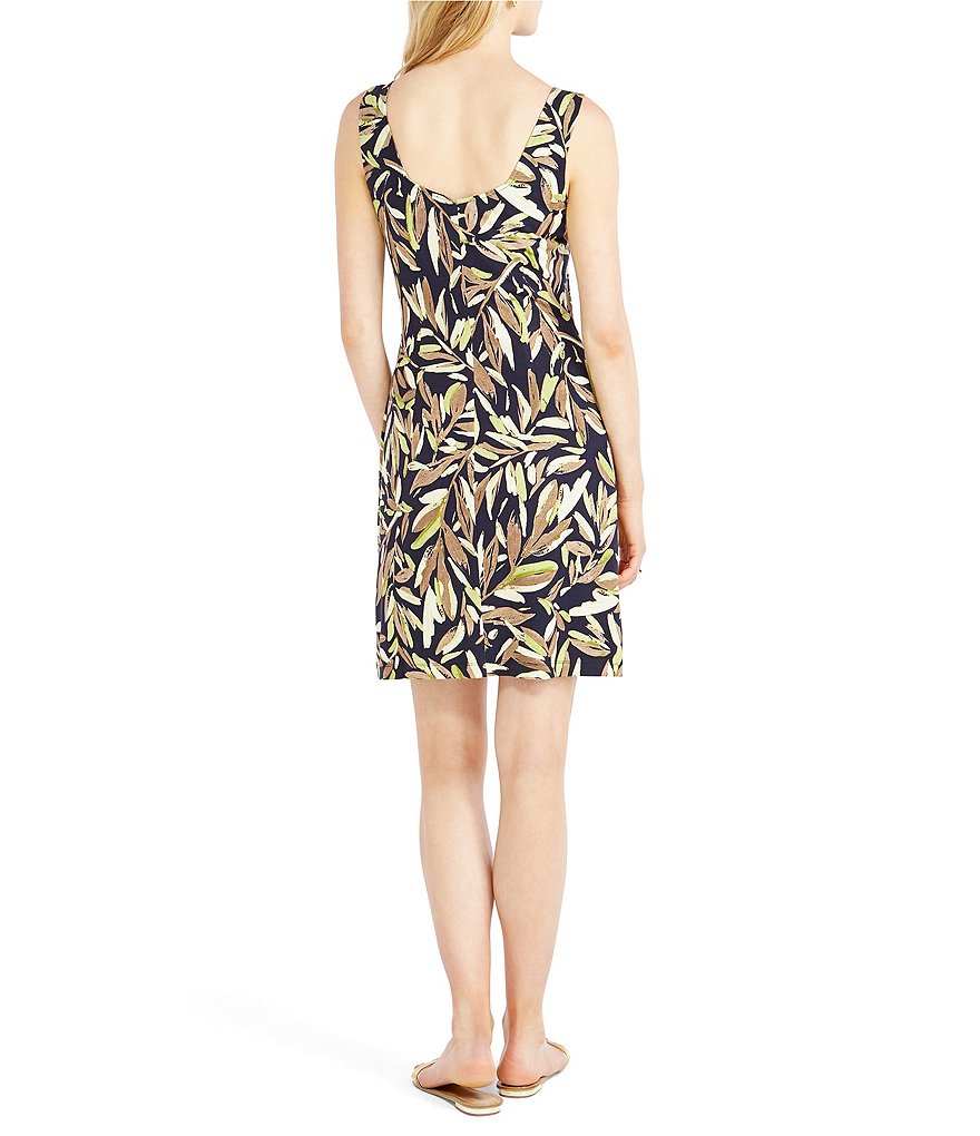 NIC + ZOE Sleeveless Zozo Tropics Square Neck Dress