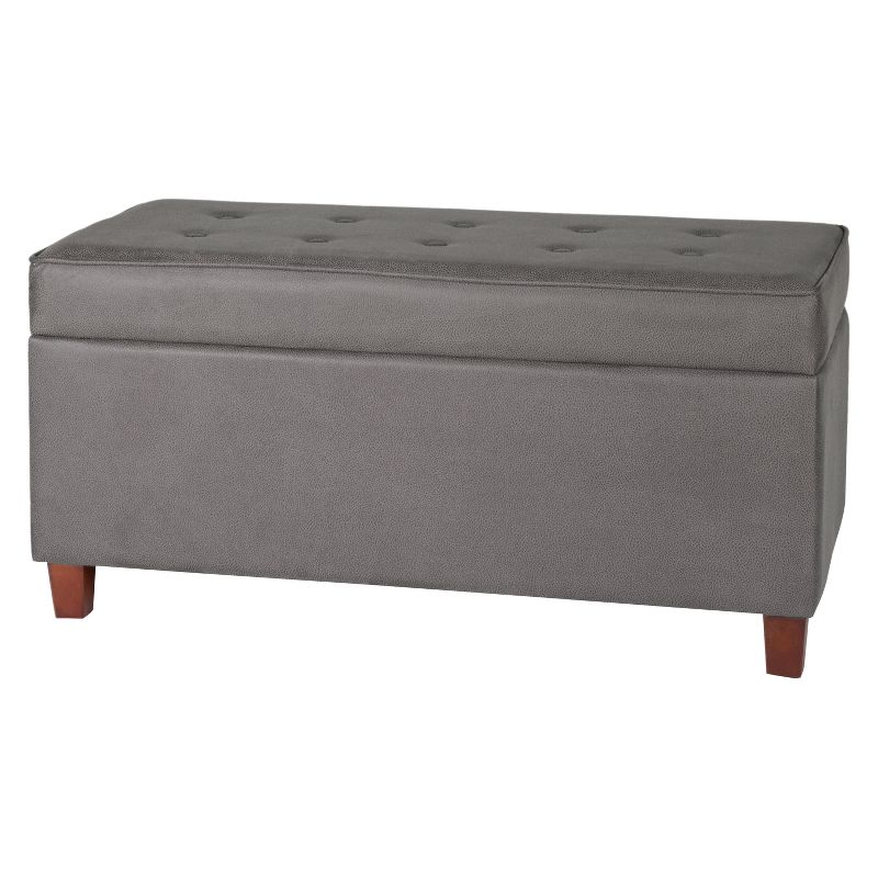 Storage Bench Gray - HomePop