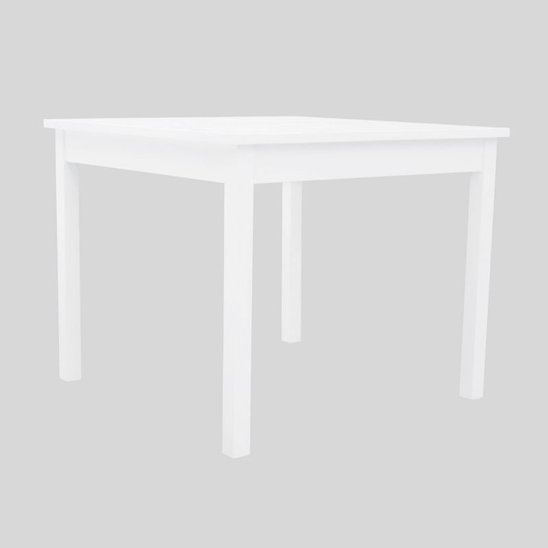 Bradley Outdoor Square Patio Stacking Table - White - Vifah