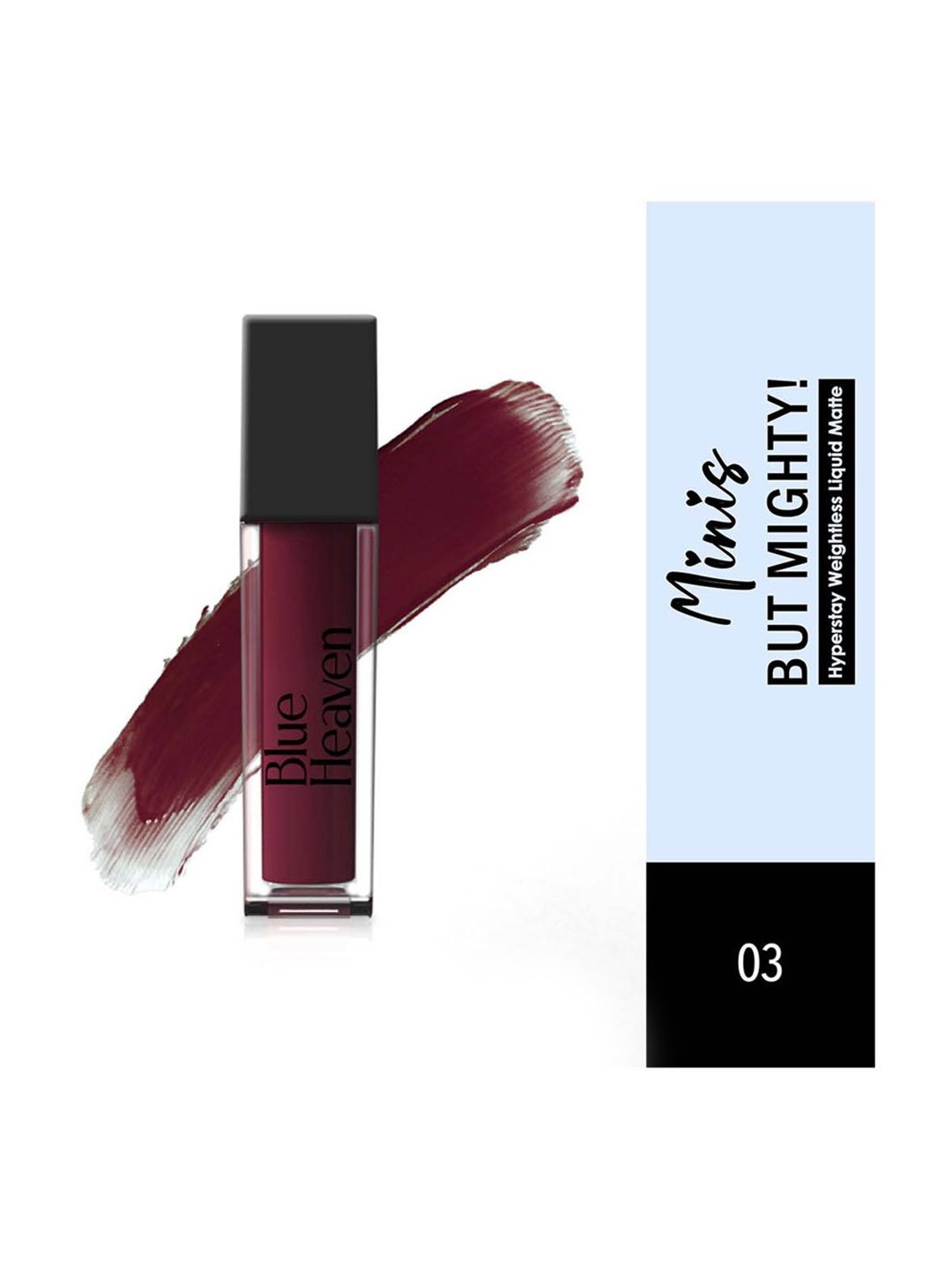 Blue Heaven Minis But Mighty Liquid Lipstick Majestic Diva Bright - Pack of 4
