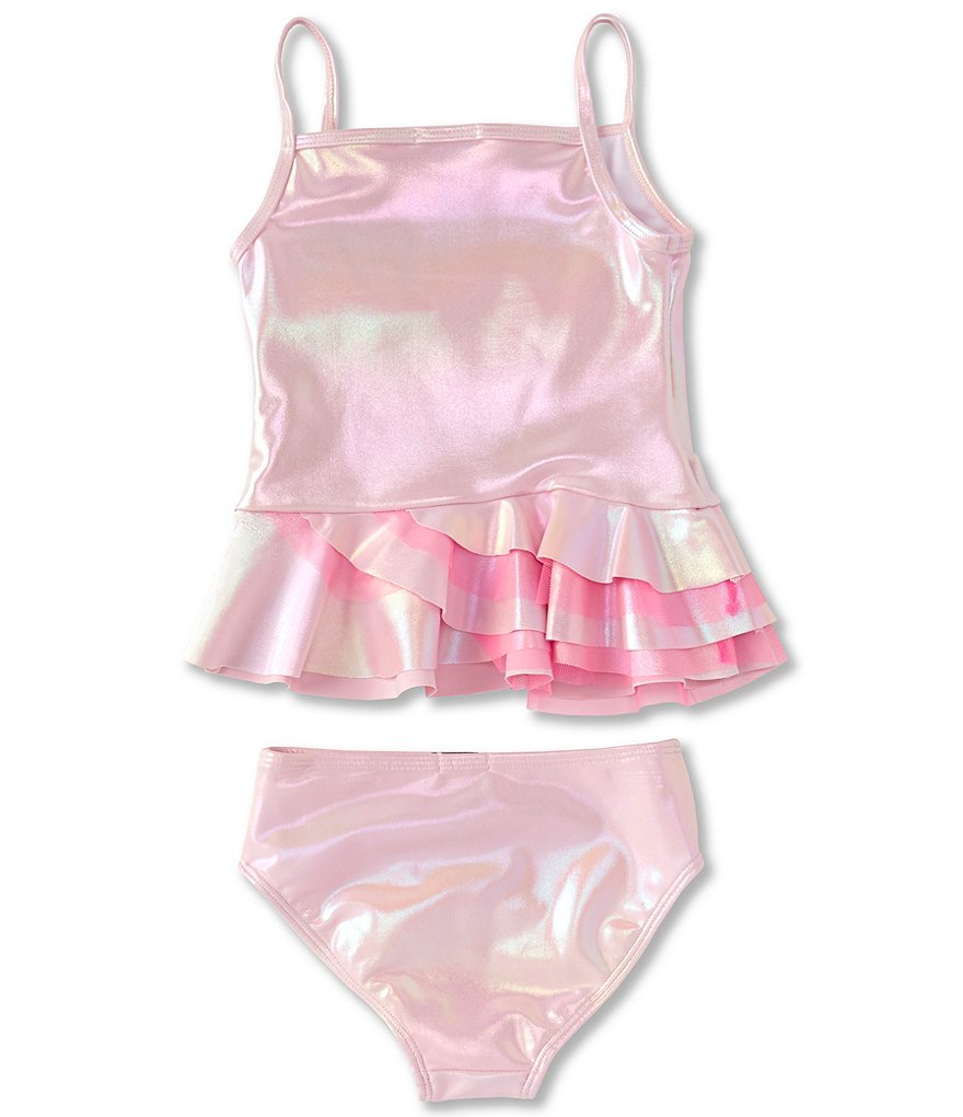 Tea Collection Little Girls 2-6 Printed Ruffled Tankini