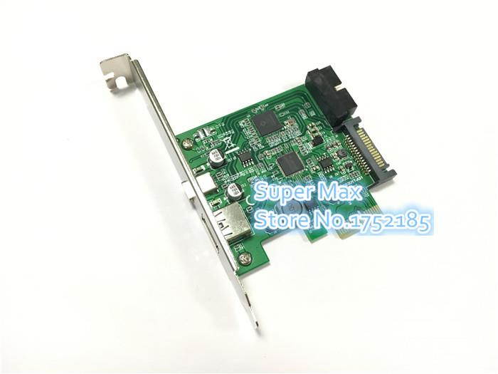 USB Type-C + USB Changing Port +19pin USB header PCI-e Card Desktop PCI Express to USB Adapter card for MACPRO OSX 10.9