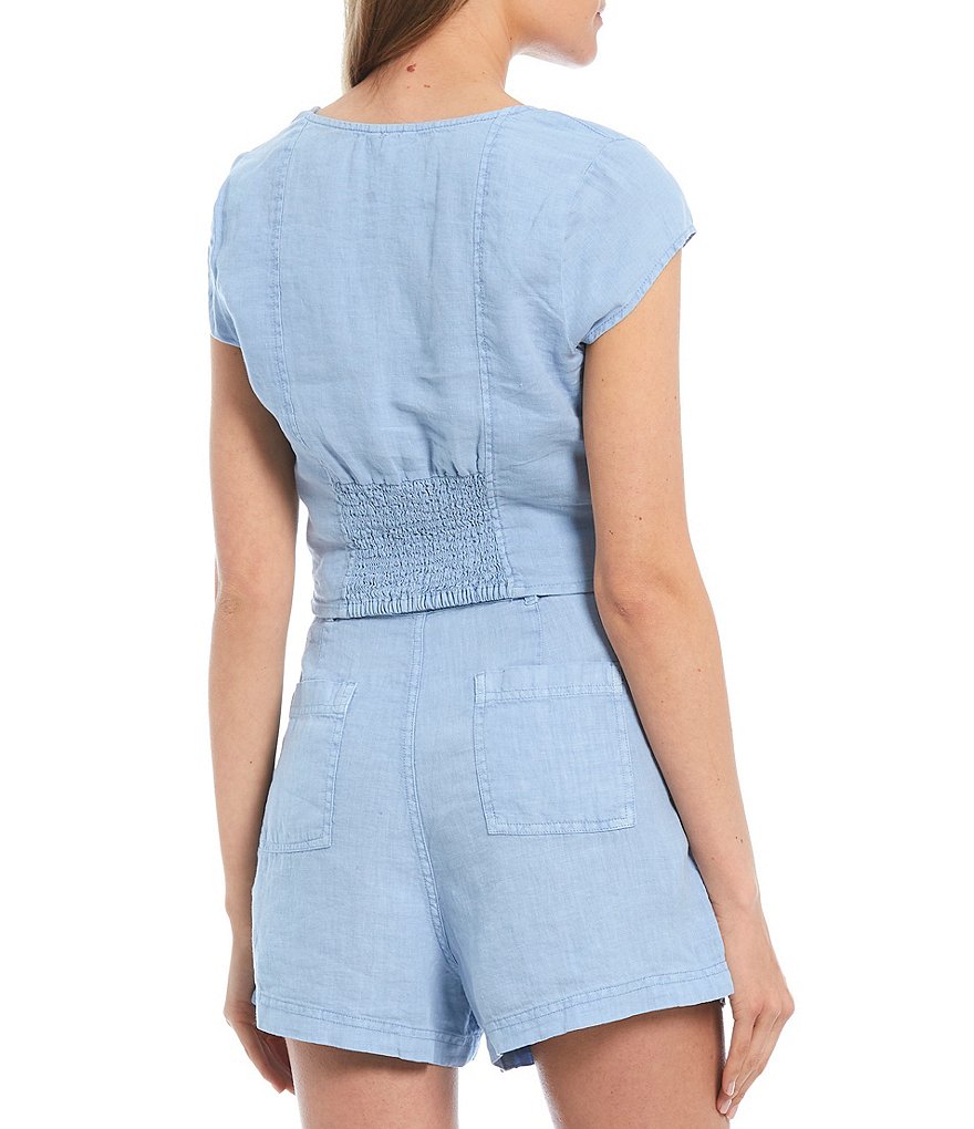 Guess Coordinating Amina Short Sleeve Corset Top