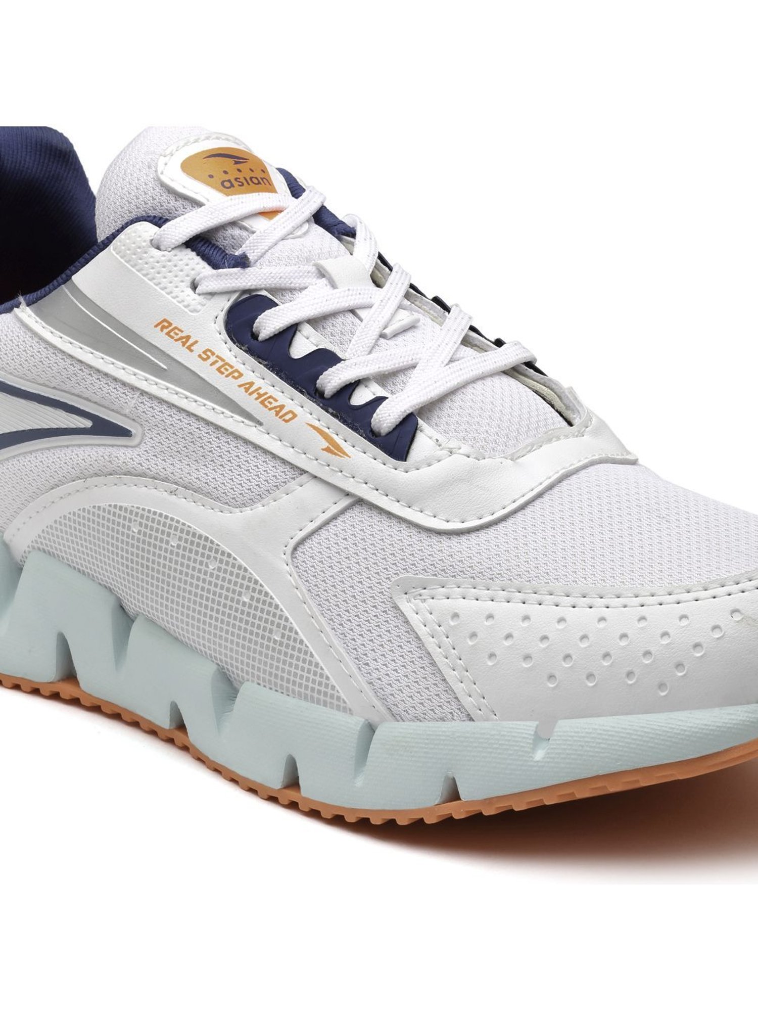 Asian Men's White Running Shoes