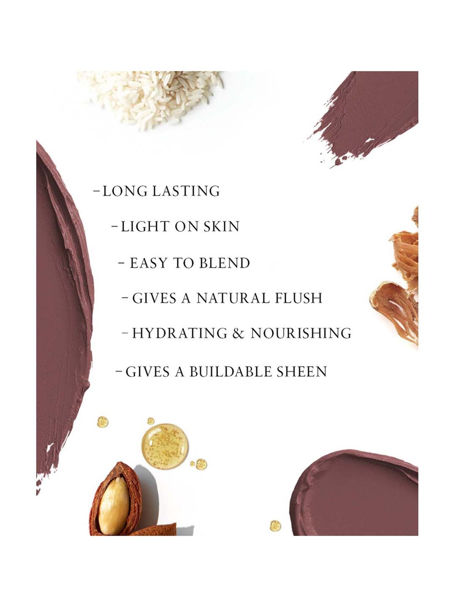 JUST HERBS Lip & Cheek Tint 04 Mahogany - 4 gm