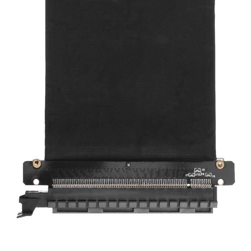 PCI-E X16 Riser Cable 200mm Card Extension Port Adapter Riser Card 1 Slot PCI Express X16 Riser Card for 1U 2U 3U IPC Chassis