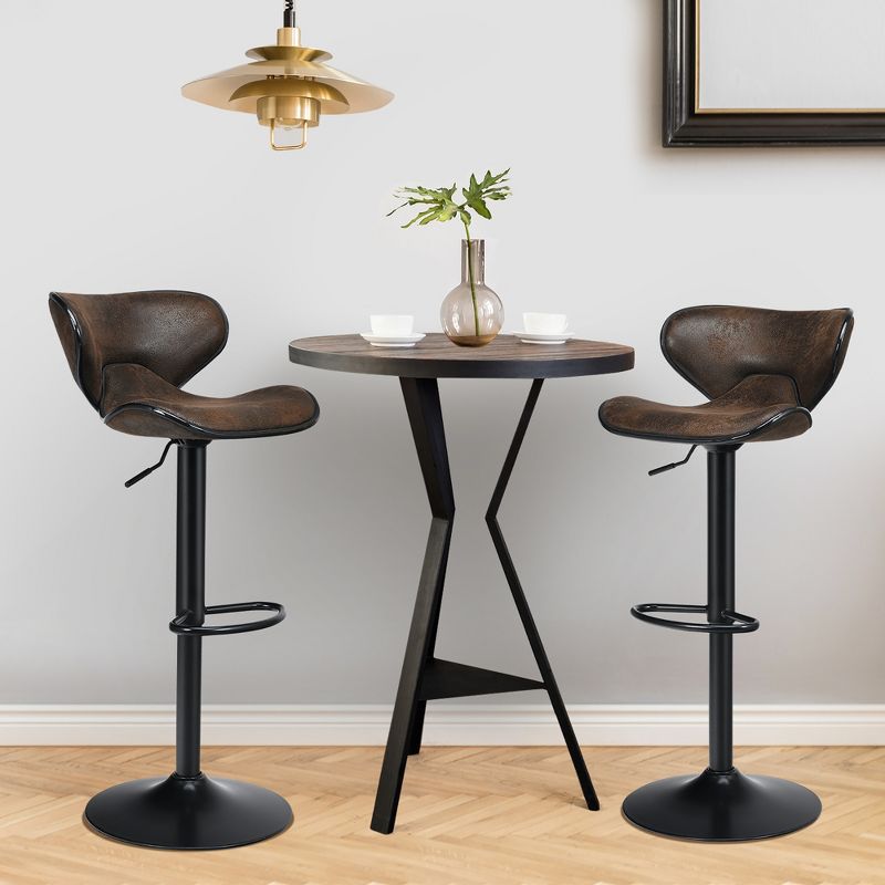 Ladder Barstool Seat Black - Riverstone Furniture Collection