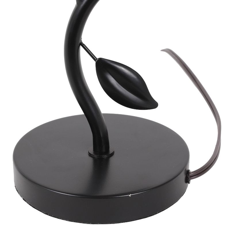 Possini Euro Design Industrial Table Lamp Oil Rubbed Bronze Clear Glass Burlap Tapered Drum Shade for Living Room Bedroom Bedside