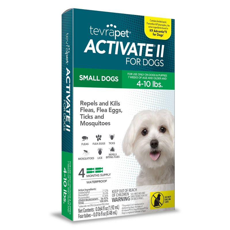 Tevra Pet Activate II Dog Insect Treatment - 4 Doses