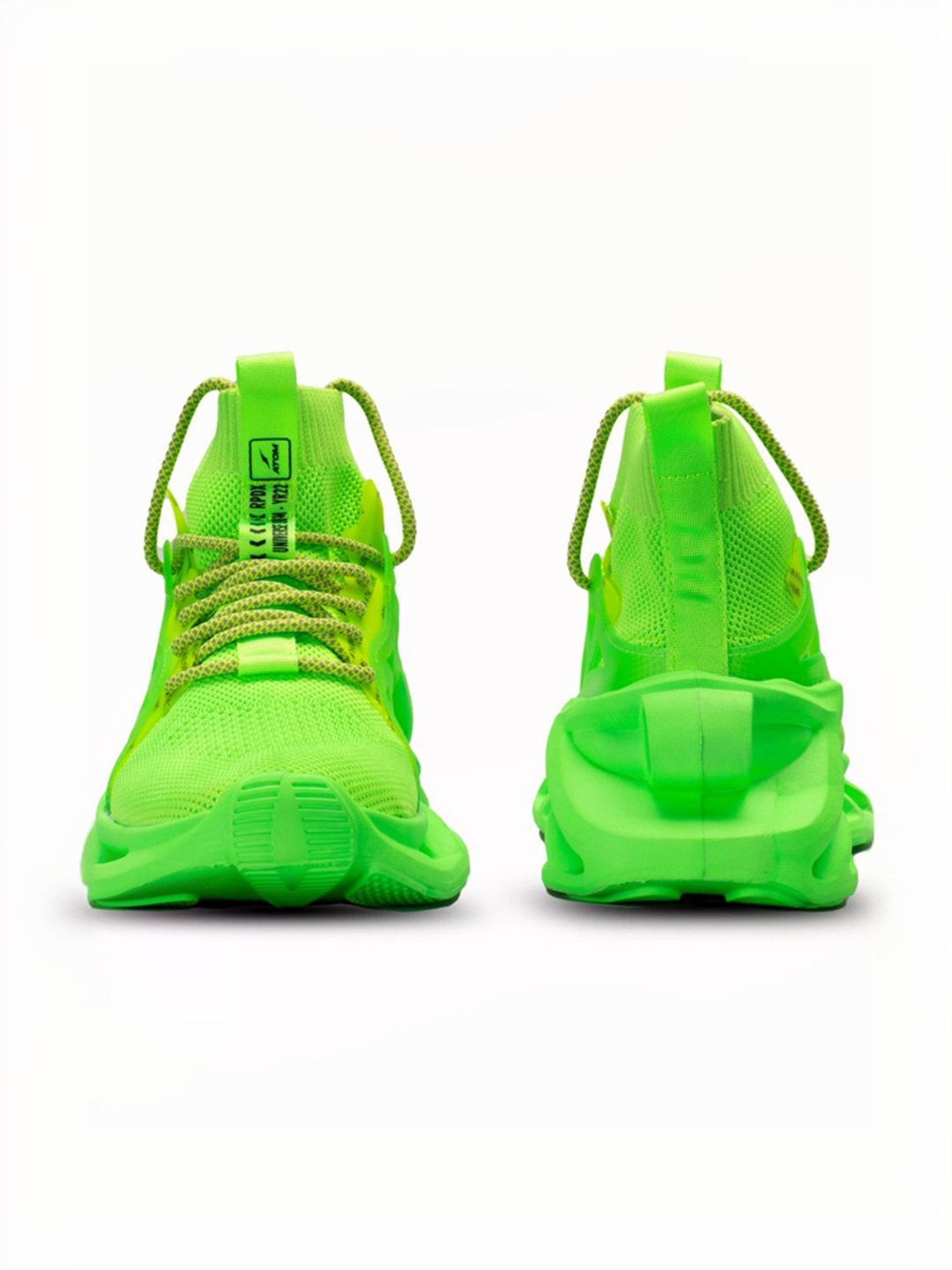 Atom Men's Alpha SoftBounce Green Running Shoes