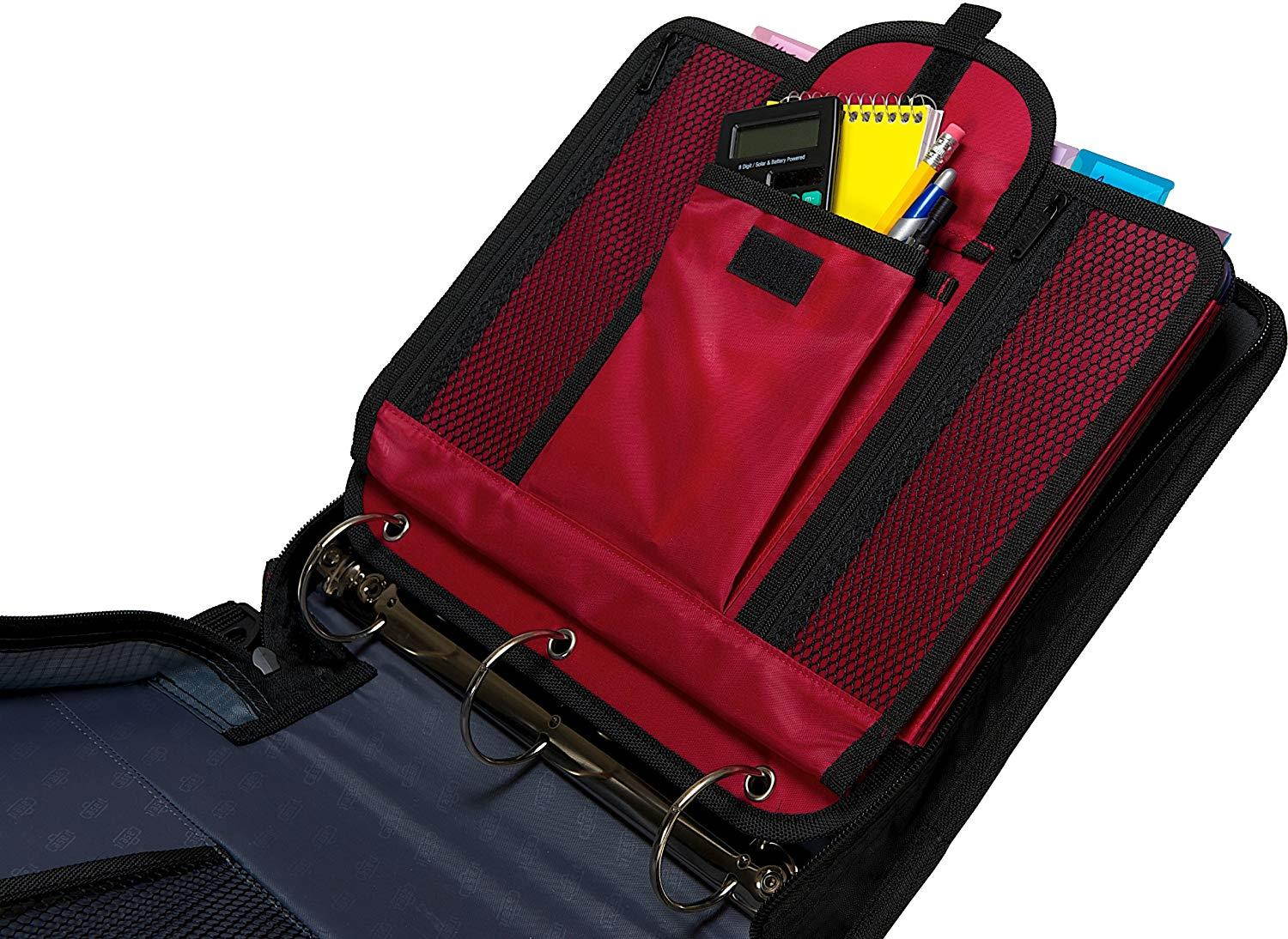 Case-it Locker Accessory 5-Tab File, Red, ACC-21-RED