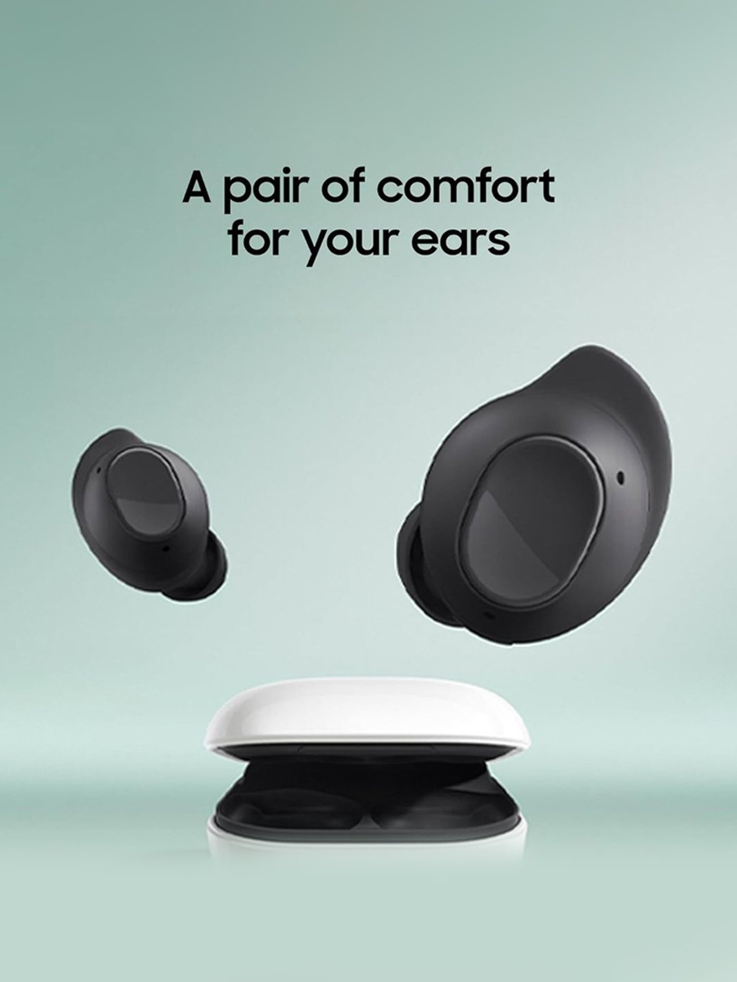 Boat Airdopes Sonik BT Earbuds with 60Hrs Playback & ENx Technology (Thunder Black, True Wireless)