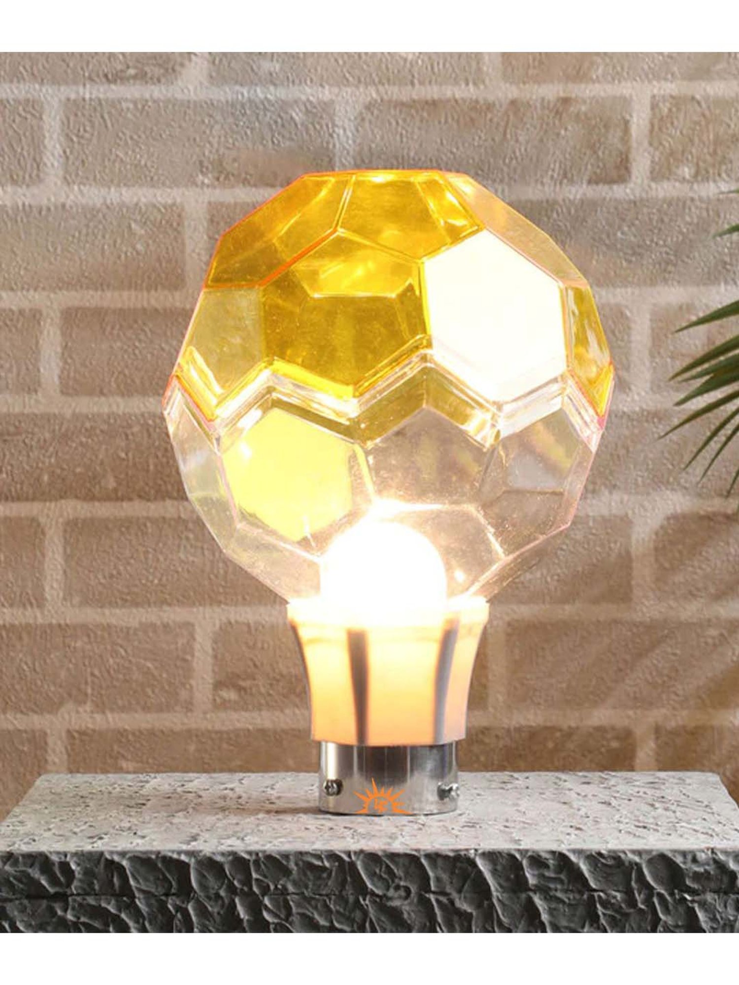 DecorativeRay Yellow PVC Gate Light - Set of 1