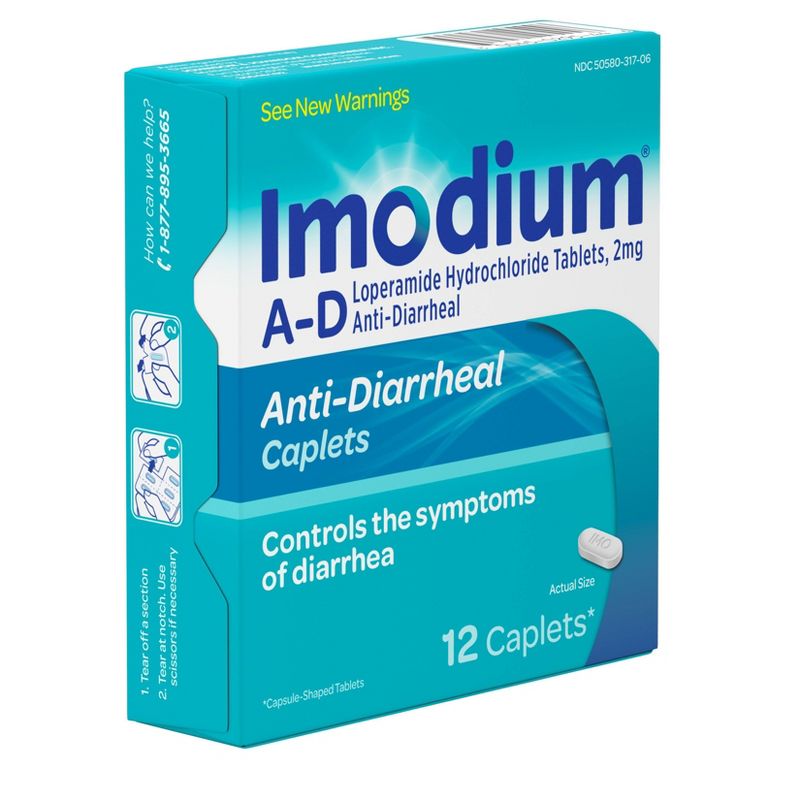 Imodium A-D Caplets - 12ct
