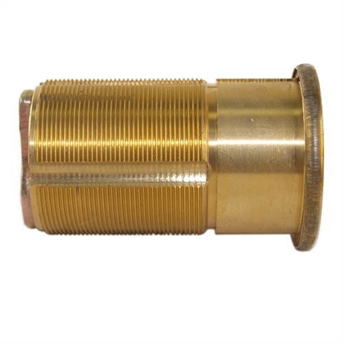 Maxtech B2SC1-03 Polished Brass US3 Solid Brass Replacement 2" Mortise Cylinder Lock With Schlage SC1 Keyway