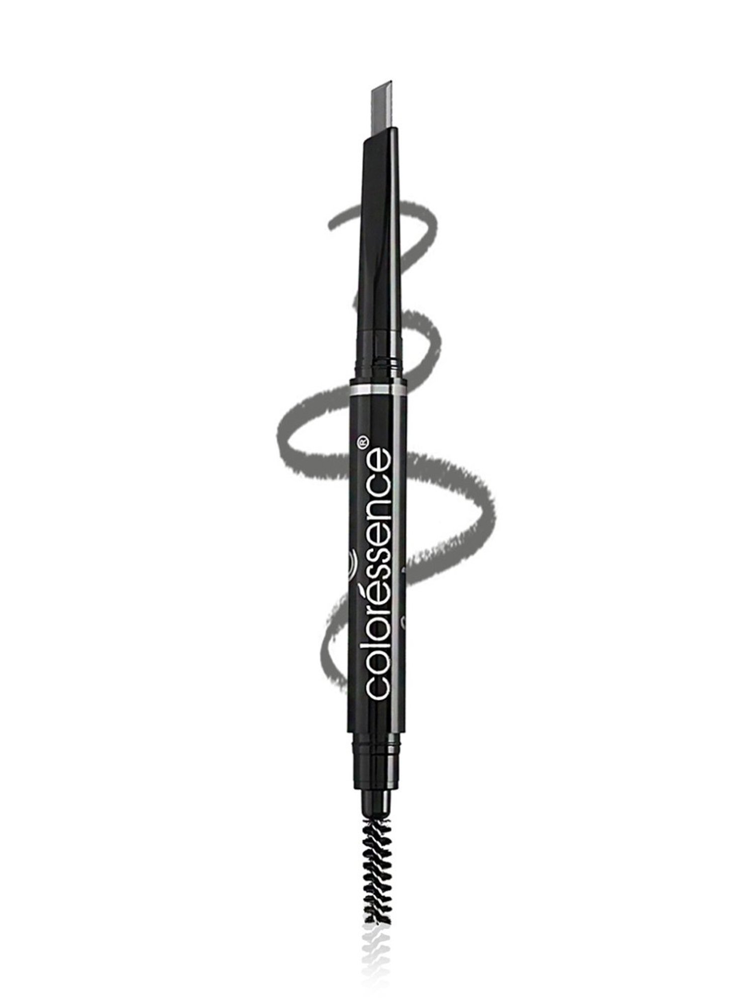 Coloressence 2 in 1 Dual Function Eye Brow Filling Pencil with Spoolie Grey - 0.25 gm