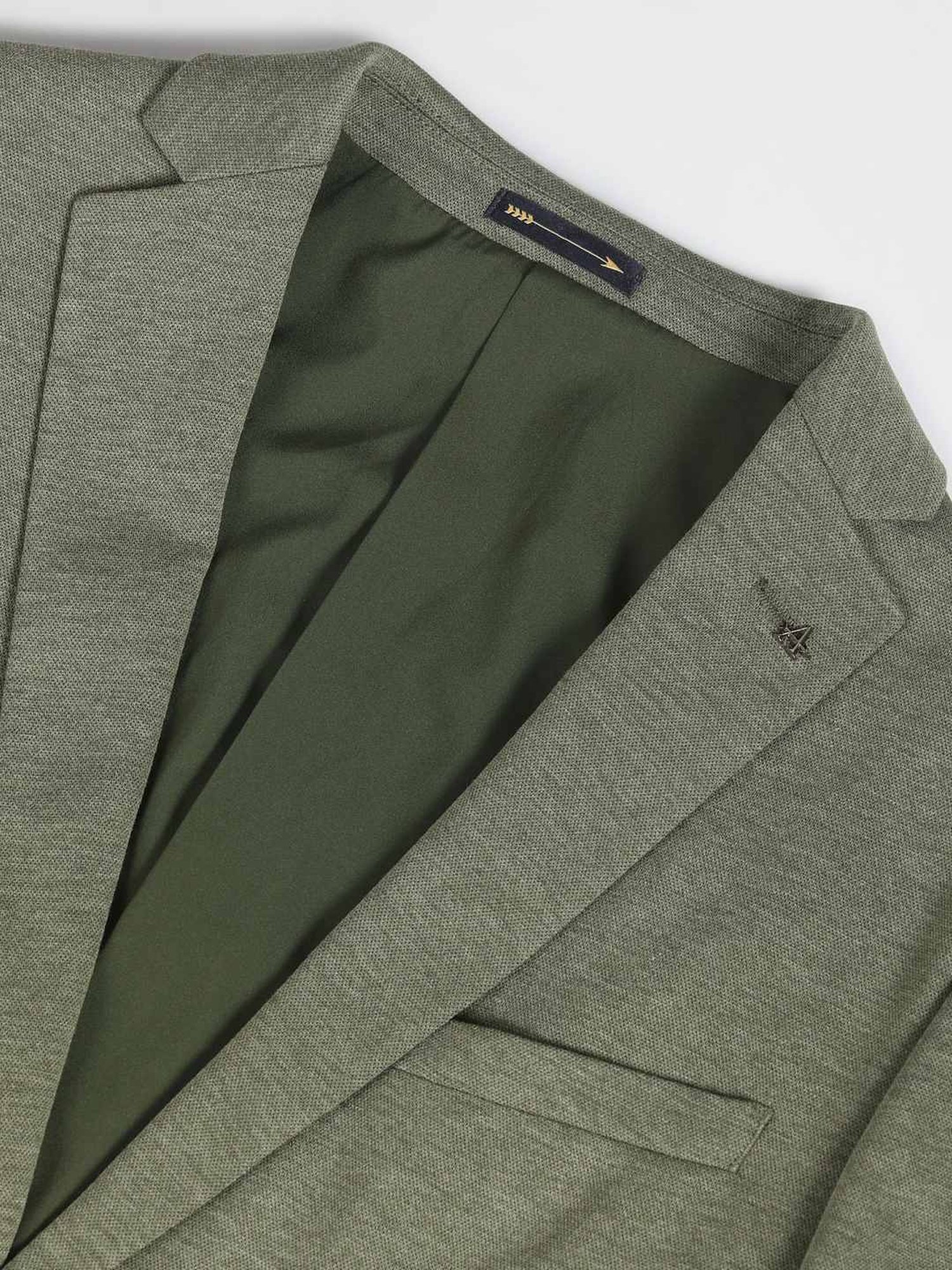 Arrow Green Slim Fit Blazer