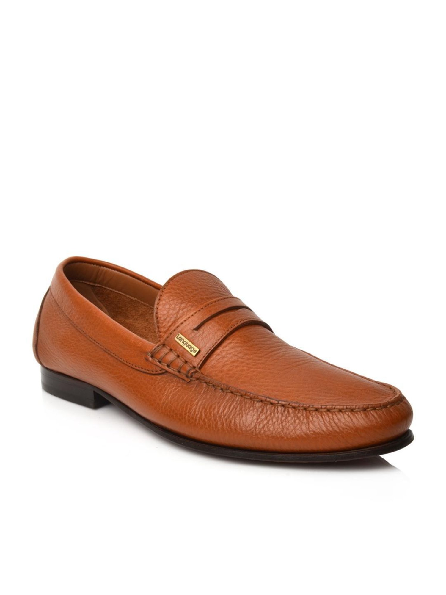Language Shoes Men's Maximo Tan Loafers