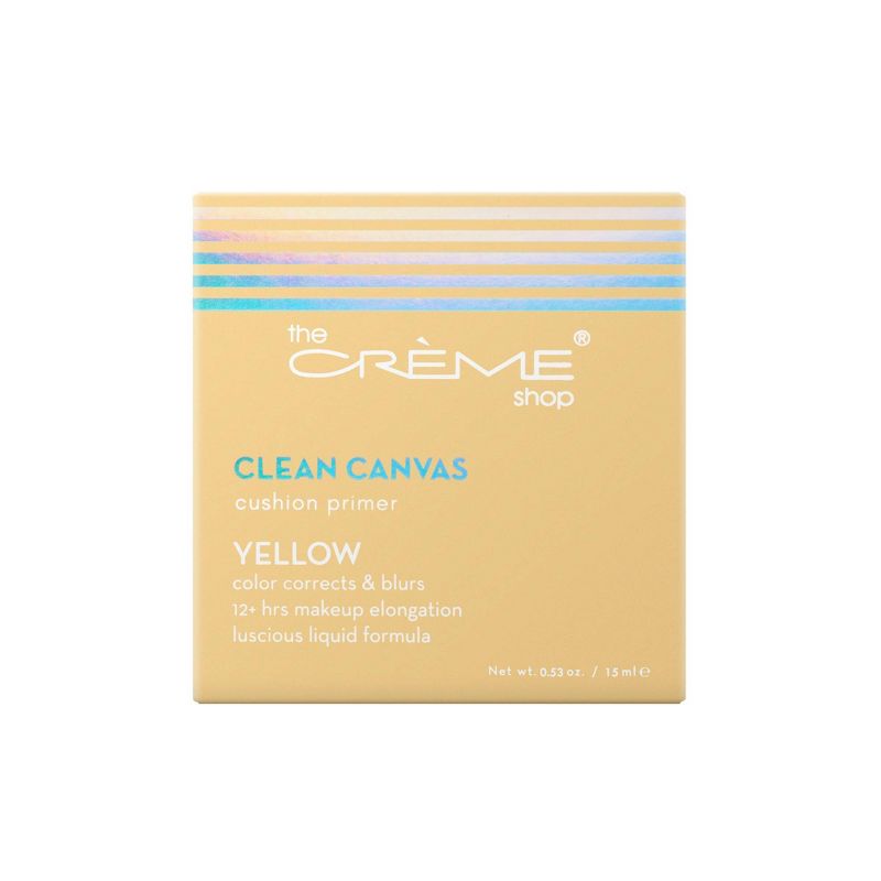 The Crème Shop Clean Canvas Cushion Prime - Yellow - 0.53oz