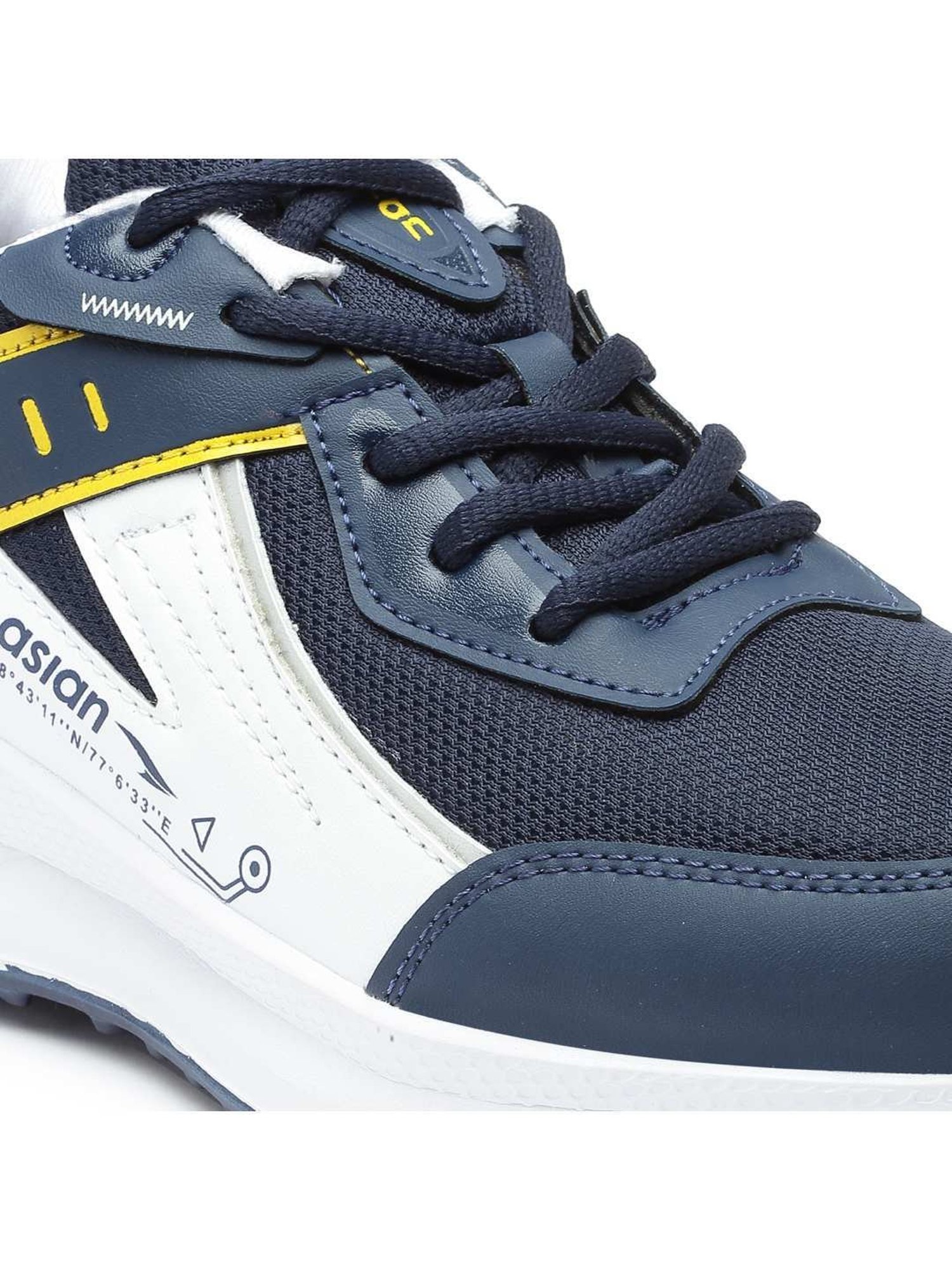 Asian Men's Navy Running Shoes