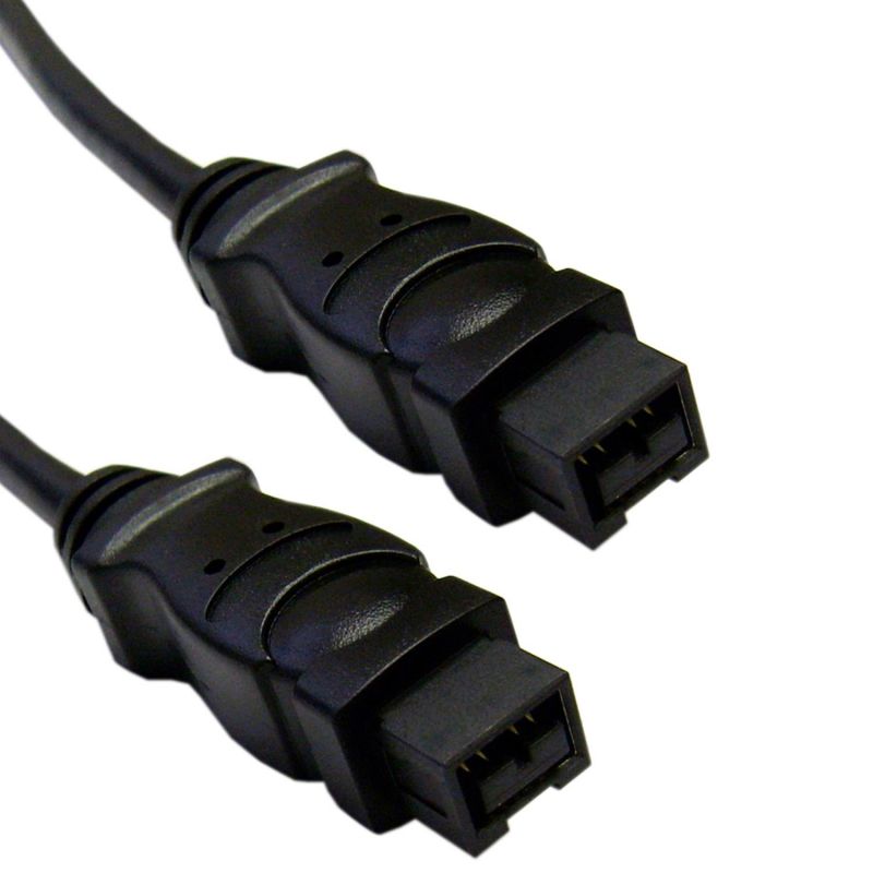 IEEE-1394B, 9P to 9P, FireWire 800 Cable, Black, 6 ft